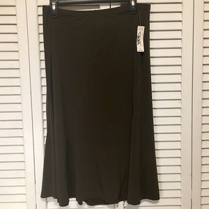NWT Worthington Stretch, M, Brown Skirt
